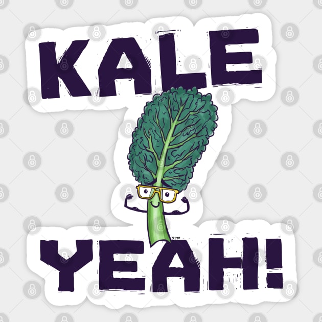 KALE YEAH! Sticker by mcillustrator